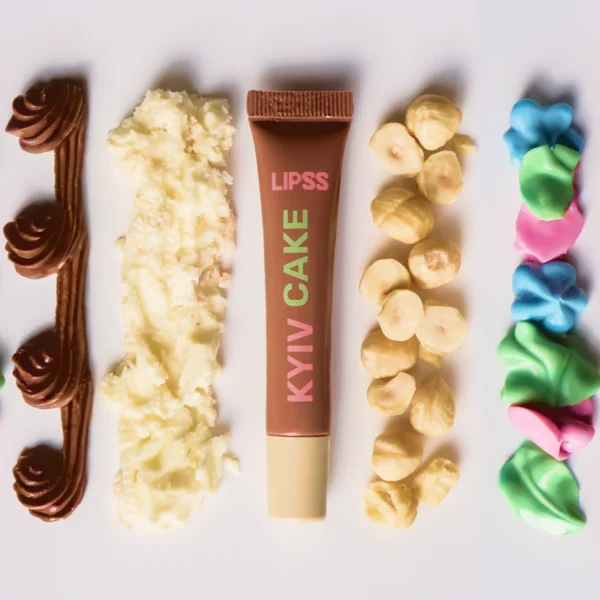 LIPSS Kyiv cake błyszczyk do ust — makijaż i pielęgnacja ust z efektem połysku