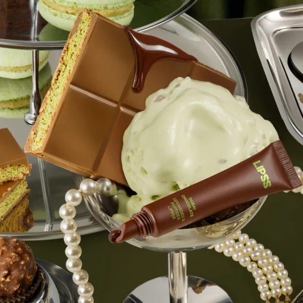 LIPSS DUBAI CHOCOLATE błyszczyk do ust — makijaż i pielęgnacja ust z efektem połysku